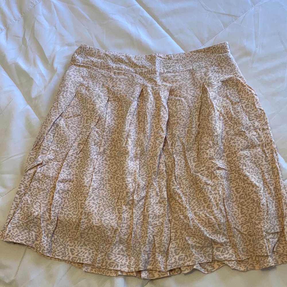 Leopard skirt